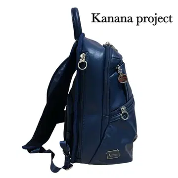 Kanana project PJ 프리미엄 애플 가죽 백팩 네이비