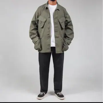 OVY 정글 피로 방지 덕 재킷 카키 L