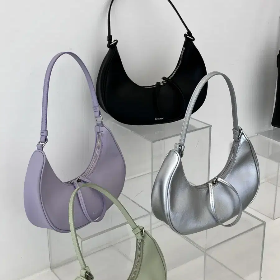 [FENNEC]★MINI CRESCENT BAG fennec - MINI CRESCENT BAG - BLACK