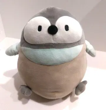 선 레몬 허그허그 쫀득쫀득 쿠션 봉제 인형 펭귄 히나 레어