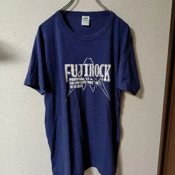 FUJI ROCK FESTIVAL 티셔츠 L 사이즈 네이비