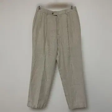 90s 투 턱 와이드 슬랙스 린넨 SLATES 같은 형태 W33 L30