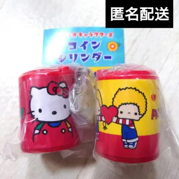 산리오 캐릭터즈 코인 실린더 패티 & 지미 키티 2종 가챠