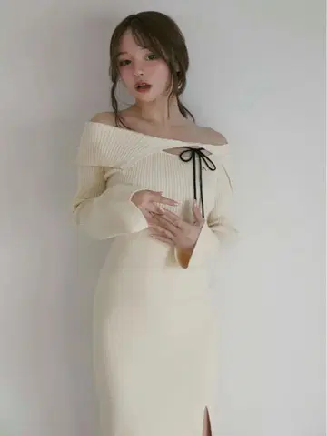 ANDMARY 앤드 마리 Amari 리본 드레스
