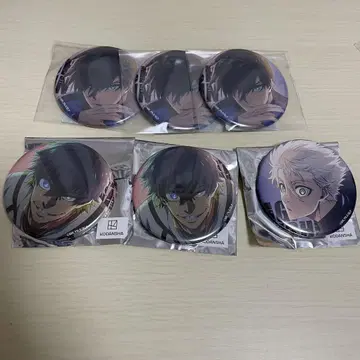 블루 록 TSUTAYA 캔뱃지 이토시 린 아이쿠 나기