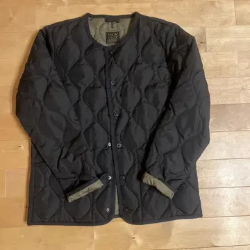 TAION UN NECK BUTTON JACKET 블랙 S 체온