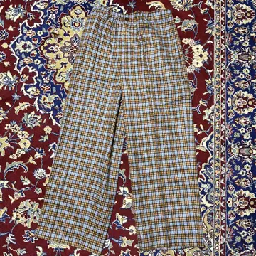 Wales Bonner 체크 팬츠