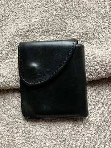Hender Scheme 블랙 두겹 지갑 핸더 스킴