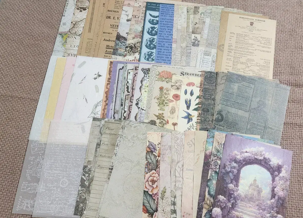 (GS반택무료) 빈티지다꾸 무중복 소분팩 350장 +a