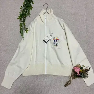 NAGANO 1998 올림픽 미사용 새상품 택 포함 니트 자켓