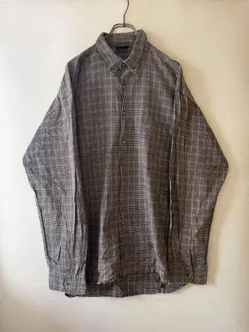 No.3516 US 구제 의류 디키즈 체크 무늬 긴팔 셔츠 X-LARGE