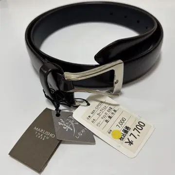 MARUSHO TOKYO 1956 벨트 일본산 소가죽 허리 핏 핏 하자품