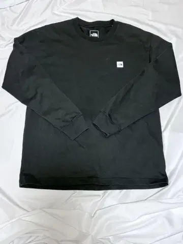 THE NORTH FACE 블랙 롱 슬리브 티셔츠 NT3254