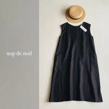 nop de nod Cornet 린넨 레이온 슬리브리스 2way 원피스