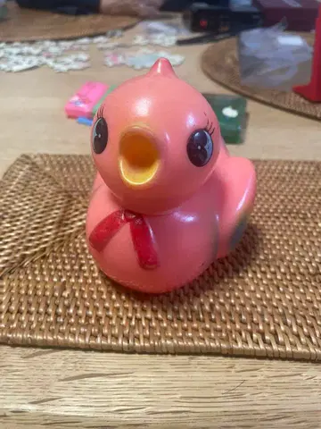 소프트 비닐 오리 완구 빈티지