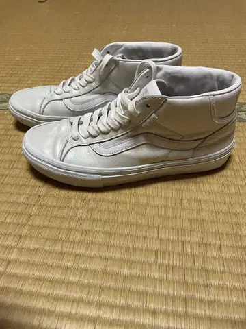 VANS 스케이트 클래식 화이트 가죽