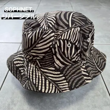희귀 SOPHNET. 식물 모티프 리버시블