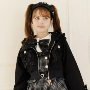 리즈리사 숏 후드티