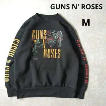 GUNS N' ROSES 트레이닝복 BIG 프린트 로고 밴딩 락 M