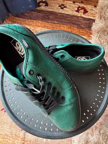 VANS 그린 무늬 스니커즈 28cm