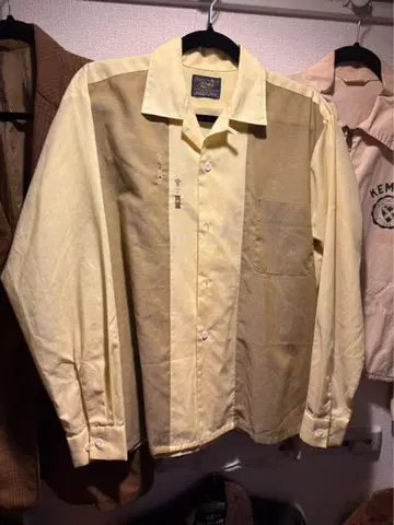 50년대 60년대 Sears 오픈 카라 셔츠 빈티지 USA제