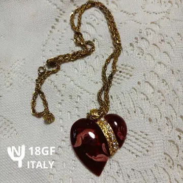 하트 모양 18GF ITALY 목걸이
