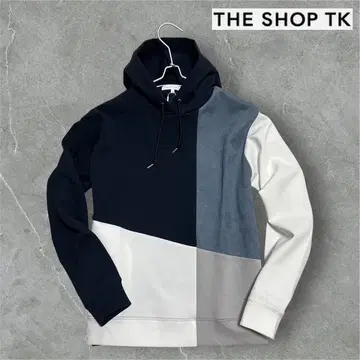 새상품 THE SHOP TK 다케오 키쿠치 이소재 후드티 M 네이비
