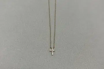 ete K10YG 레이어 크로스 목걸이