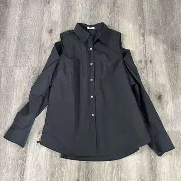 fray id 볼레로 슬리브 레이어드 셔츠
