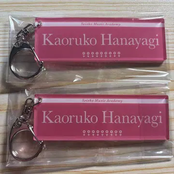 스타리라 레뷰 스타 라이트 하나야기 카코 네임 아크링 키링 2개 세트