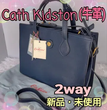 "레어 상품" Cath Kidston 천연 가죽 2way 숄더백