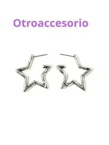 Otro Accesorio 스타 후프 귀걸이 Ray 빔즈