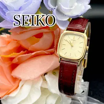 작동 손목시계 SEIKO 세이코 골드 새상품 배터리 여성용 D25