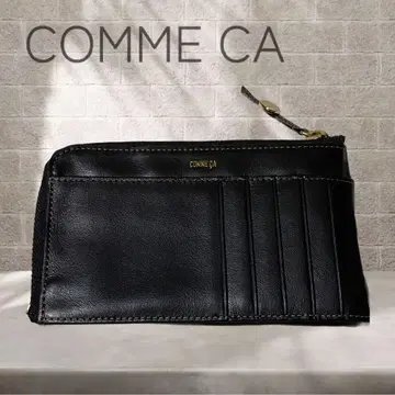 COMME CA Leger 레저 가죽 블랙 프래그먼트 케이스