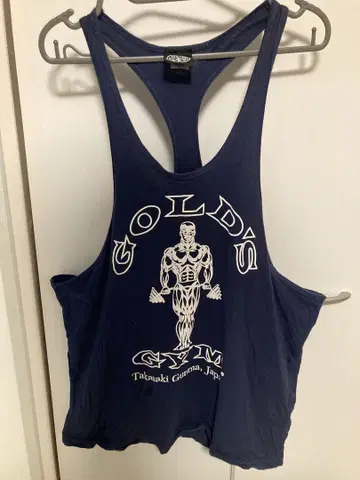 GOLD'S GYM 탱크탑 L 네이비