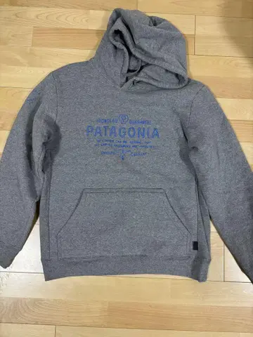 PATAGONIA 그레이 후드티 M 사이즈