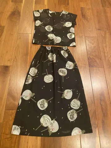 원더풀 월드 카네코 이사오 셋업 일본풍 패턴 부채