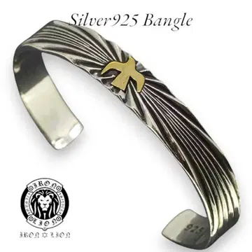 Silver925 뱅글 이글 모티브 인디언 네이티브