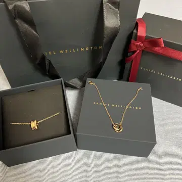 DANIEL WELLINGTON 골드 목걸이, 팔찌