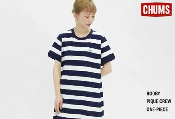 CHUMS 참스 사슴 보더 부비 피케 크루 원피스