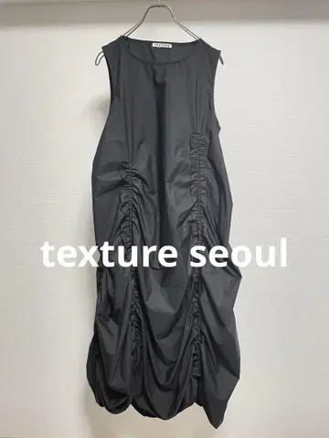 texture seoul 슬리브리스 원피스 모드 스타일 한국