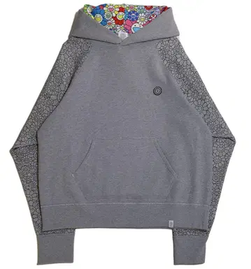 무라카미 다카시 후드티 FlowersonSleevePull-Over