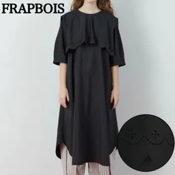 새상품급 플라보아 레이브로 원피스 롱 원피스 블랙 검정
