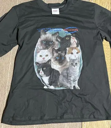 mcnchips 고양이 티셔츠