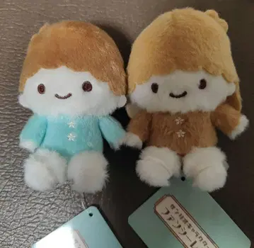 산리오 캐릭터즈 팬시 레트로 앉은 오테다마 봉제 인형 키키라라