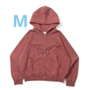 BLESS U 블레스 유 지퍼 후드티 레드 M