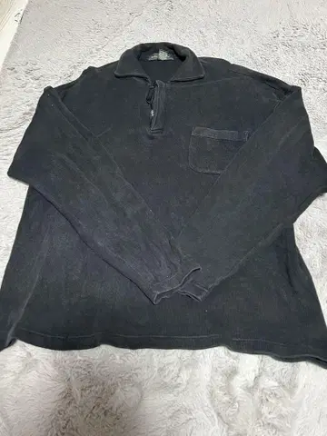 90's Banana Republic 블랙 긴팔 피케 셔츠