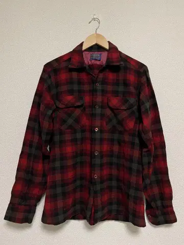 60-70s Pendleton 긴팔 플란넬 셔츠 M