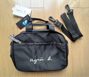 에네스베 agnesb 숄더백 나일론 블랙 숄더 가케 사선 가케 성인