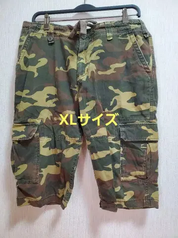 카모플라주 카고 숏 팬츠 하프 팬츠 카모플라주 XL